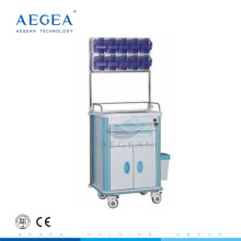 AG-AT001A2 Fácil limpeza de material ABS com uma porta laptop anestesia médica trole